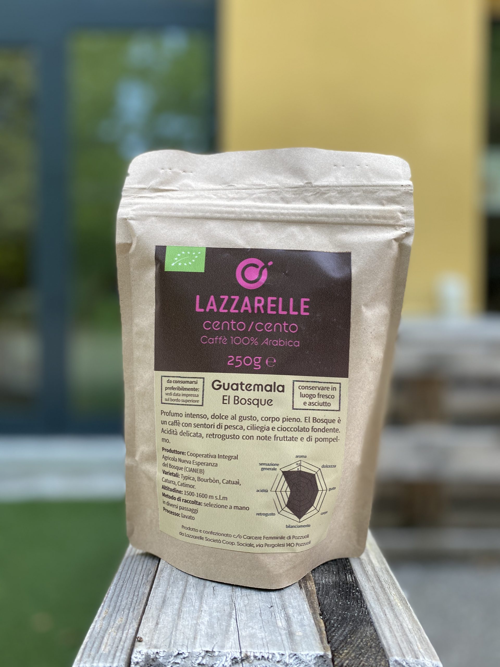 Caffè bio 100% arabica – Lazzarelle