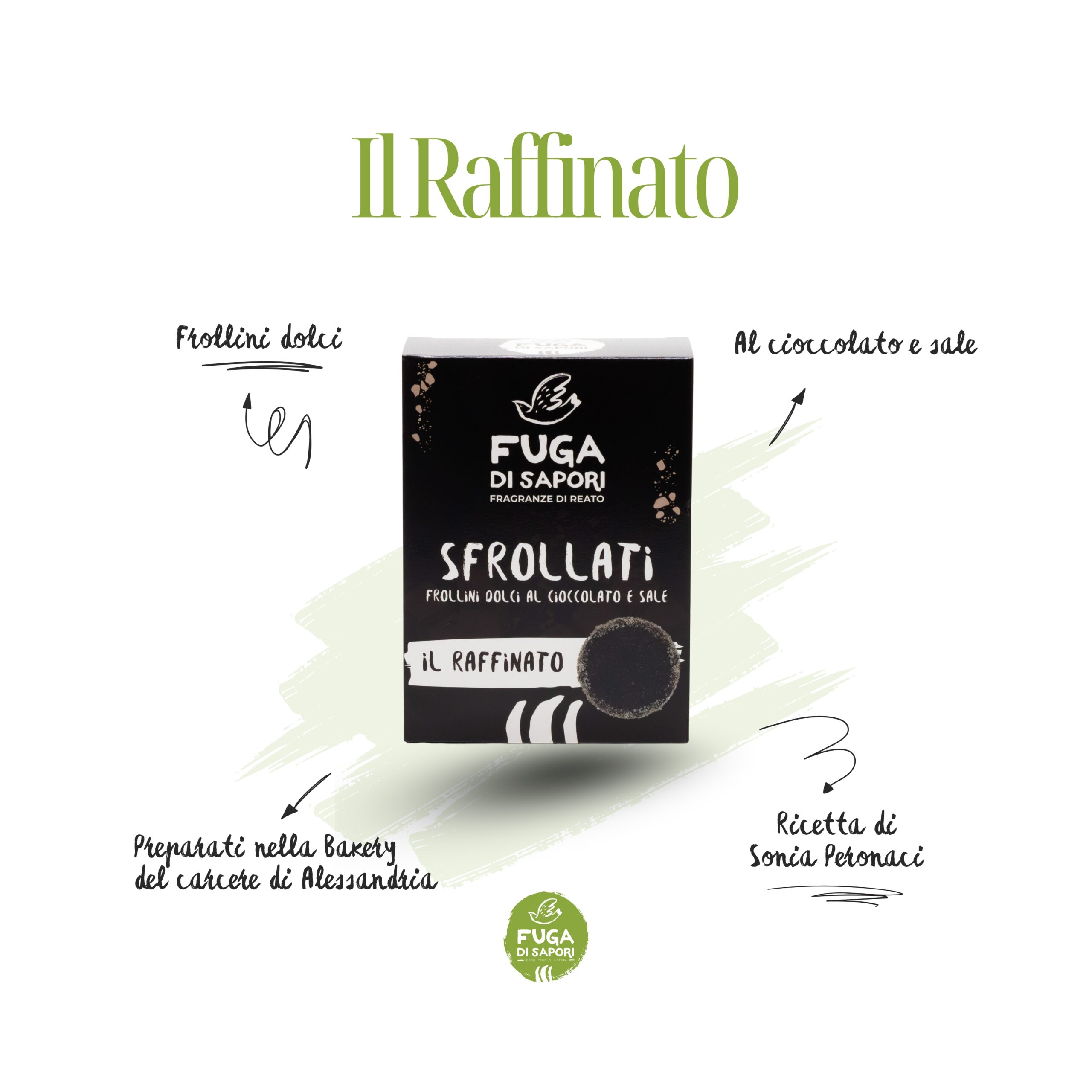 Il Raffinato – Gemme al cioccolato e fiocchi di sale