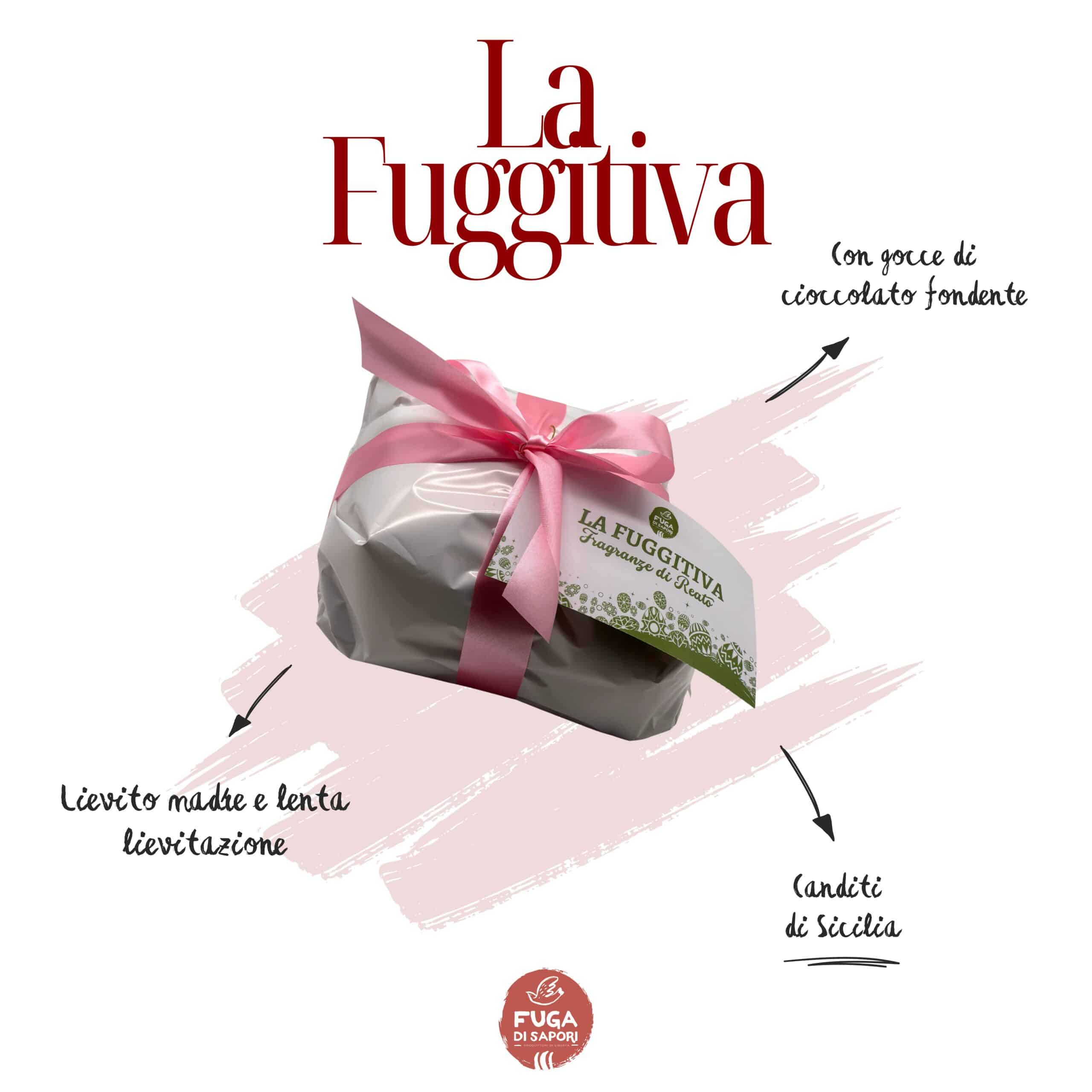 La Fuggitiva con gocce di cioccolato